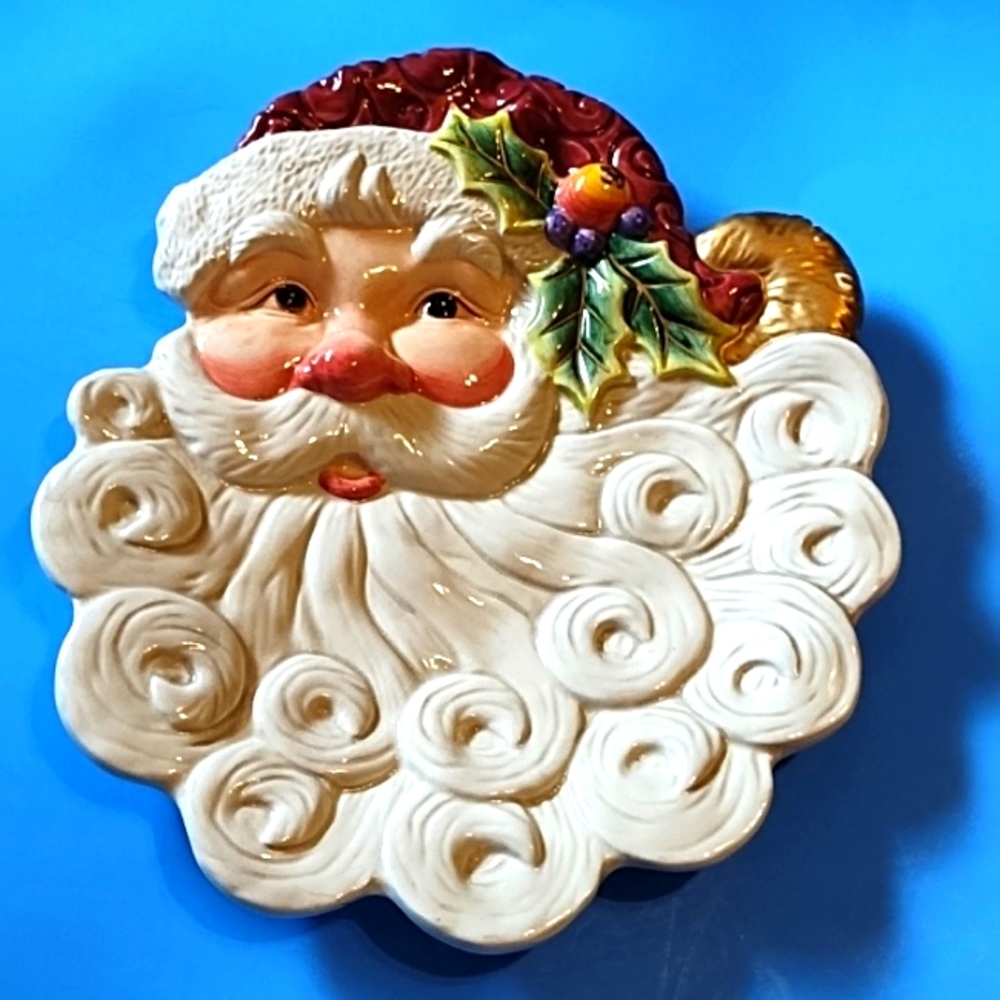 Fitz And Floyd Holiday Canape Plate